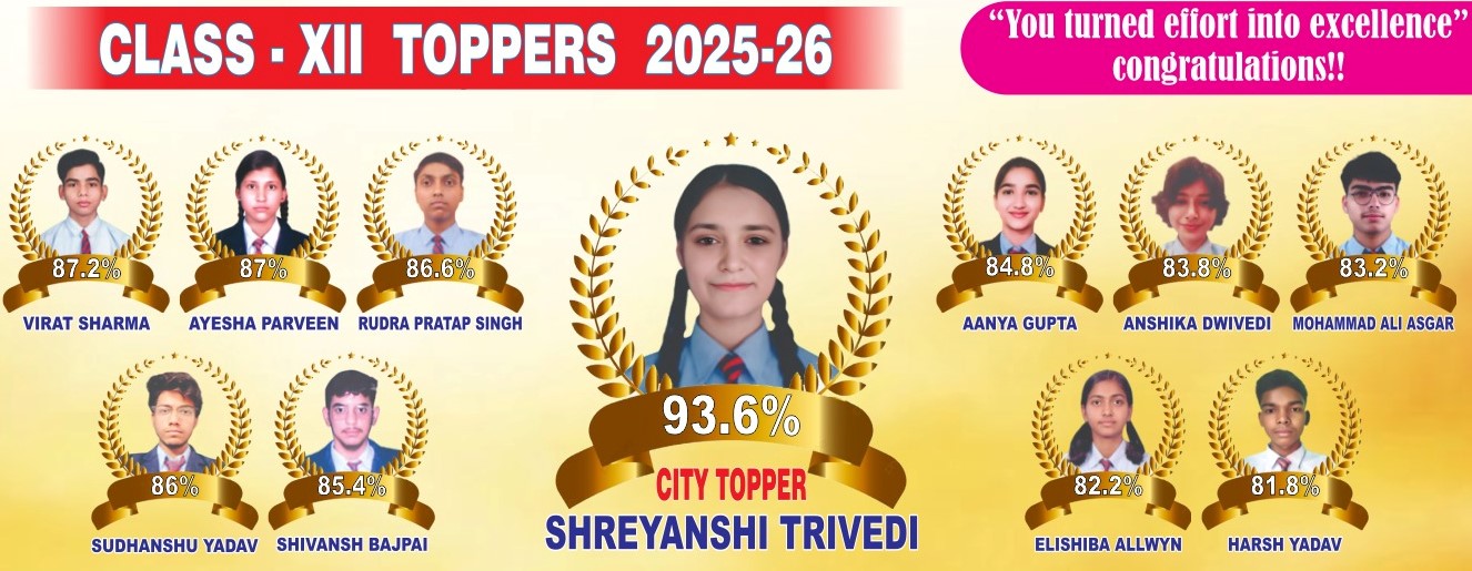 BClass 12 Top 3 Students